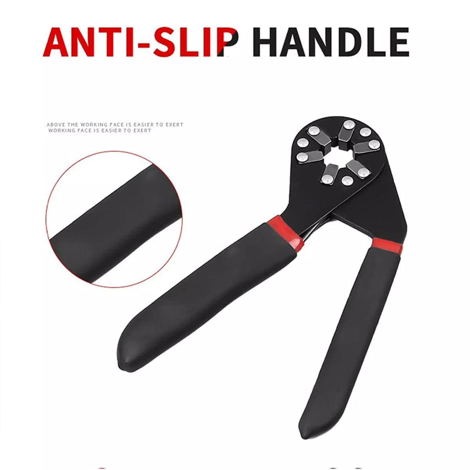 9062 Multi-function Hexagon Universal Wrench Adjustable Bionic Plier Spanner Repair Hand Tool (Small) Single Sided Bionic Wrench Household Repairing Wrench Hand Tool - 9XShoppy