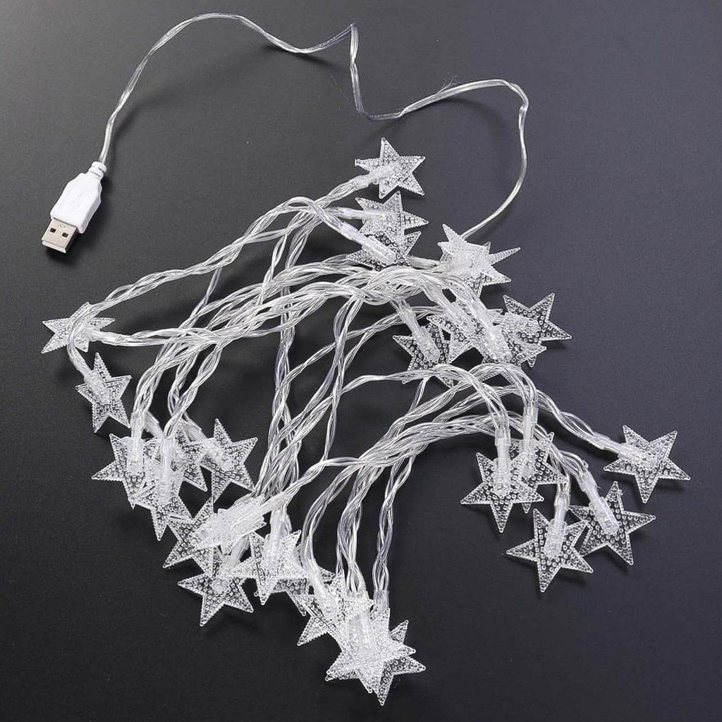 Usb Powered 20 Led Decorative Star String Fairy Lights - 9XShoppy