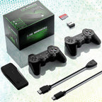 Wireless Controller Gamepad With 10000+ Games 4k Ultra Hd Game Sticks Output And 2.4ghz Wireless Controller Video Games With 64gb Memory Card (1 Set) - 9XShoppy