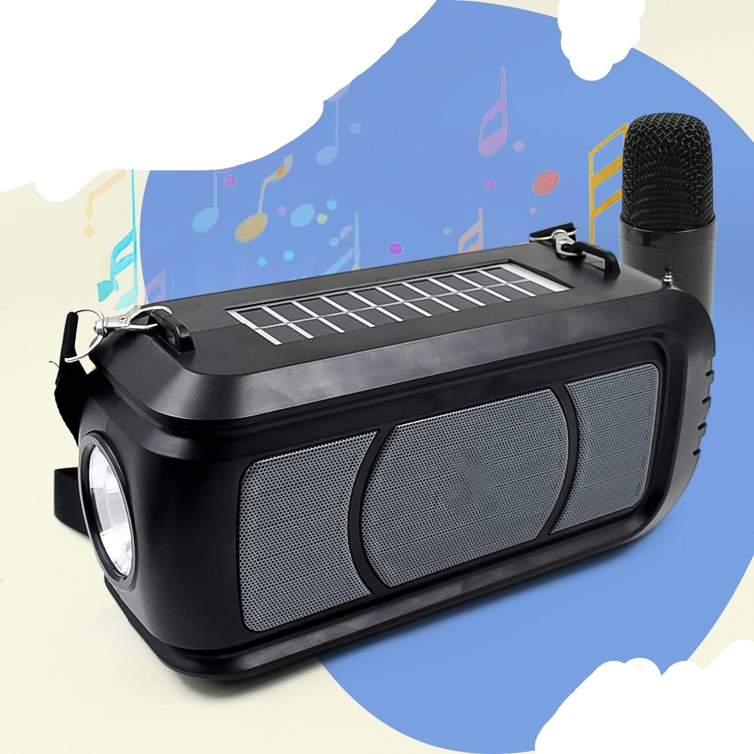 Wireless Bluetooth Speaker 5w High Bass With Wireless Mic - 9XShoppy