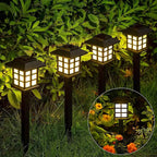1493 Big Solar Outdoor Lights 6 Pack Waterproof Solar Pathway Lights 10 Hrs Long-lasting Led Landscape Lighting Solar Garden Lights Solar Lights For Walkway Path Driveway Patio Yard Lawn (6 Pc Set) - 9XShoppy