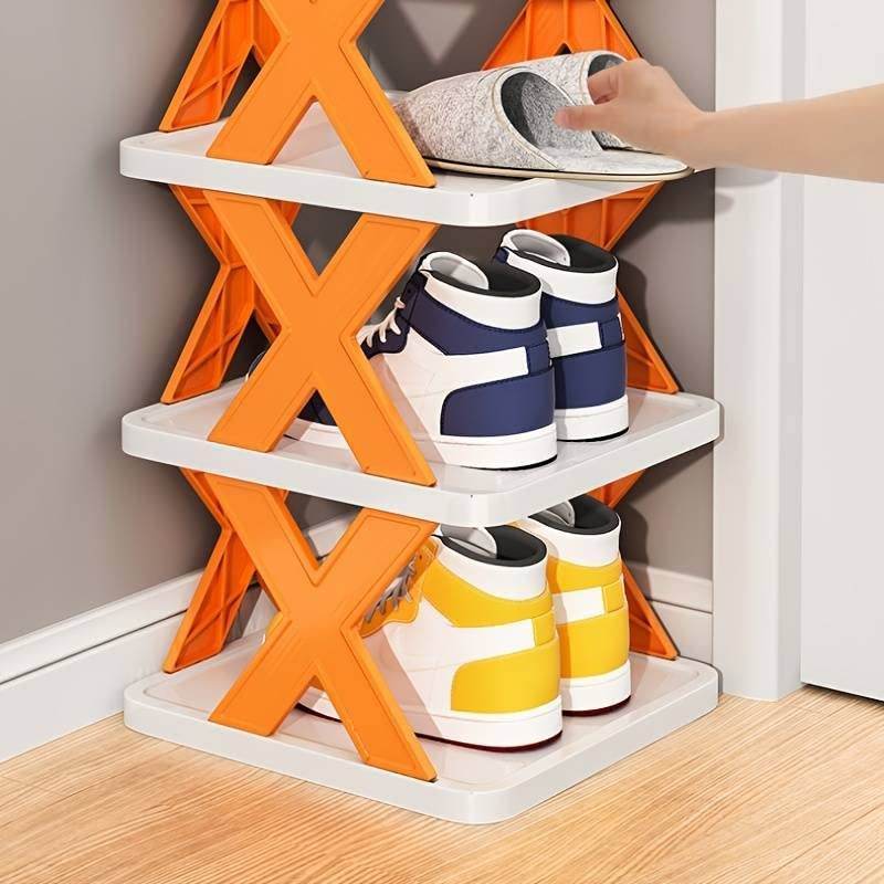 9065 5 Tier Shoes Stand Shoe Tower Rack Suit For Small Spaces Closet Small Entryway Easy Assembly And Stable In Structure Corner Storage Cabinet For Saving Space - 9XShoppy