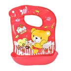Multifunctional Waterproof Bpa Free Reusable Soft Fabric Plastic Baby Bib (1 Pc) - 9XShoppy