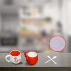 King Queen Printed Couple Matching Coffee tea Plastic Coffee Mug - 9XShoppy