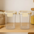 Apex Press N Lock Airtight Kitchen Storage Container Set (2pc1400ml) Approx - 9XShoppy