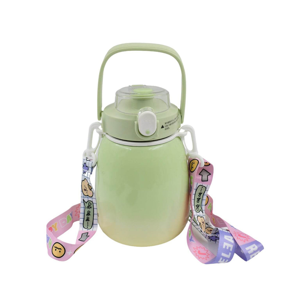 Stainless Steel Mug Bottle Vacuum Insulated Cup With Handle (1200 Ml) - 9XShoppy