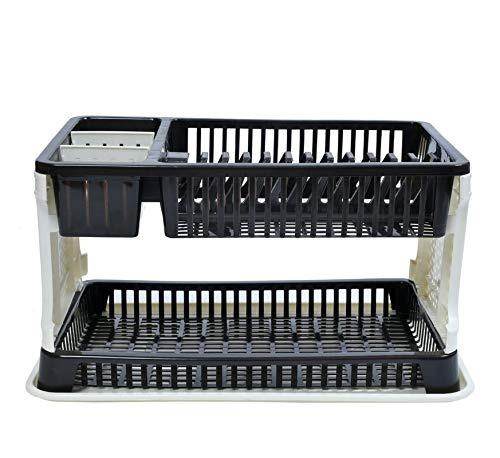 Kitchen Organizer Rack With Water Storing Tray dish Rack - 9XShoppy