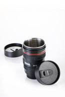 Camera Lens Shaped Coffee Mug Flask With Lid - 9XShoppy