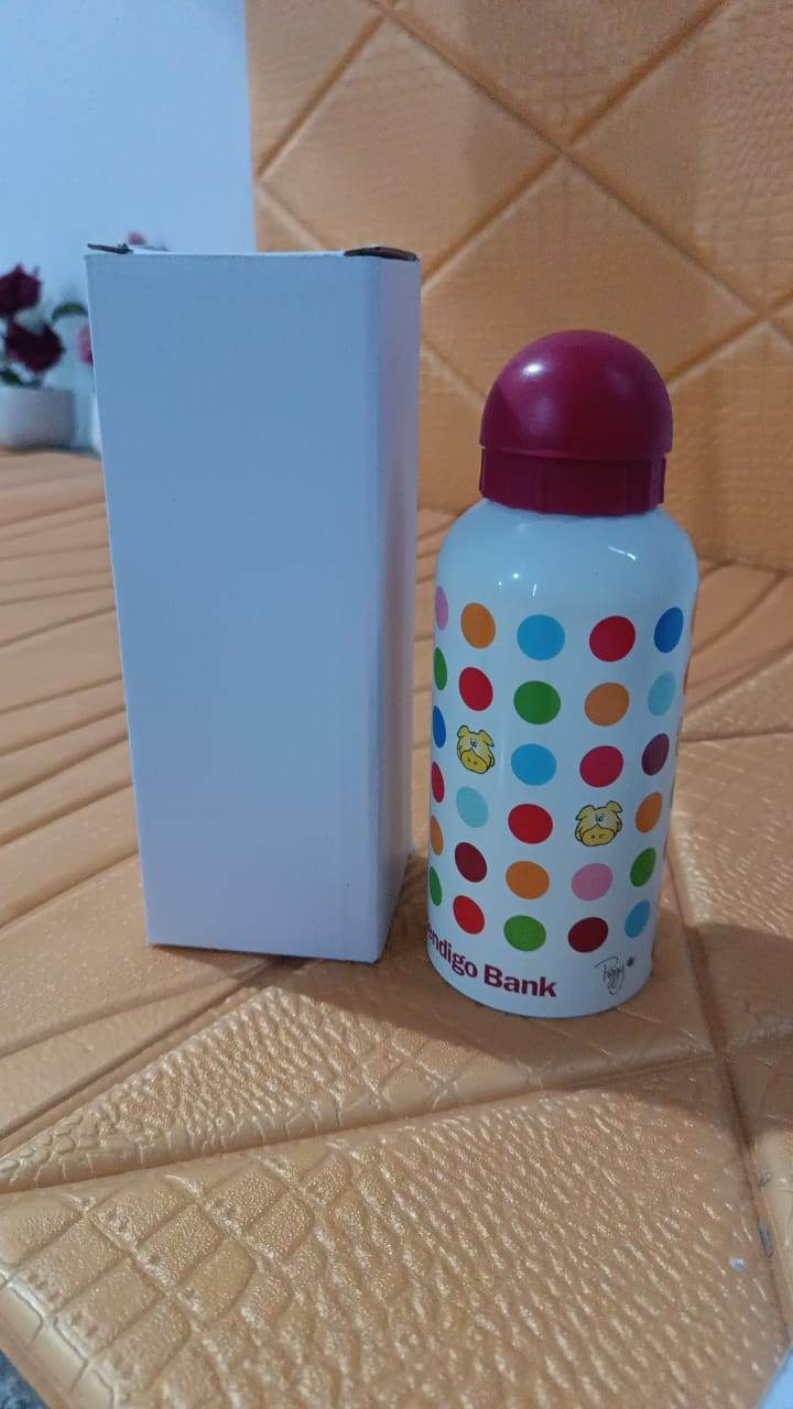 Aluminium Metal Sports Water Bottle 1 Pc (Capacity 350 Ml Approx) - 9XShoppy