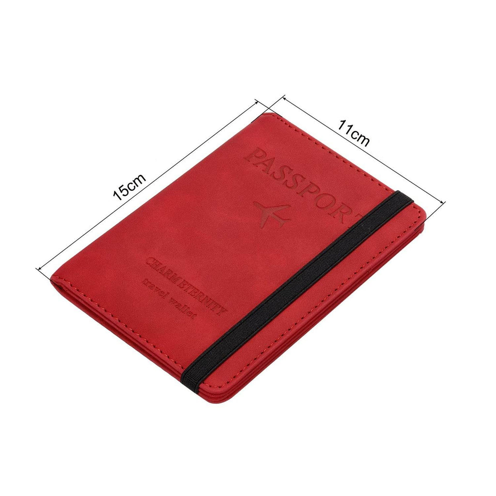 Premium Multifunction Travel Passport Holder Wallet (15x11cm 1 Pc) - 9XShoppy