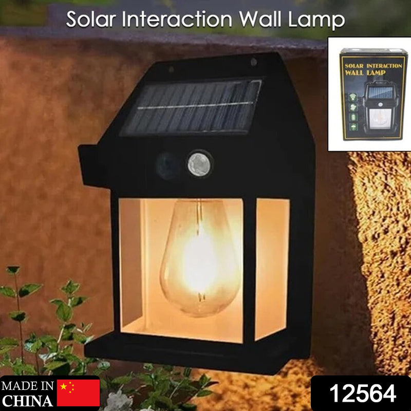 Solar Wall Lights  Lamp Outdoor Wireless Dusk (1 Pc )