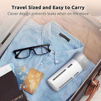 4 In 1 Travel Dispenser Bottle Set Travel Refillable Cosmetic Containers Set - 9XShoppy