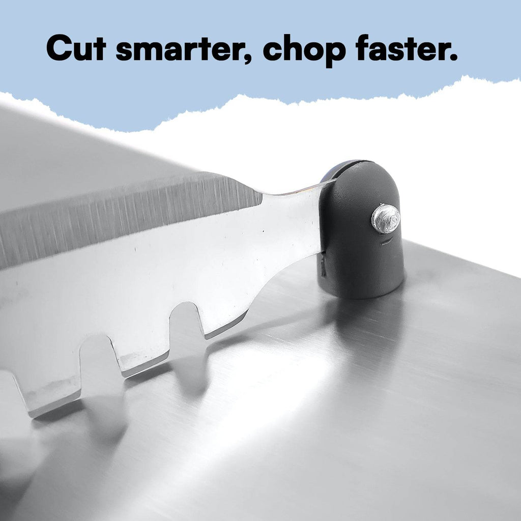 Supermom Stainless Steel Multifunctional Cut Chop Vegetable Slicer Tool (1 Pc) - 9XShoppy