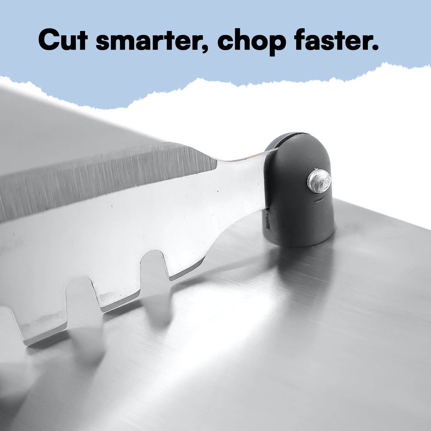 Supermom Stainless Steel Multifunctional Cut Chop Vegetable Slicer Tool (1 Pc) - 9XShoppy