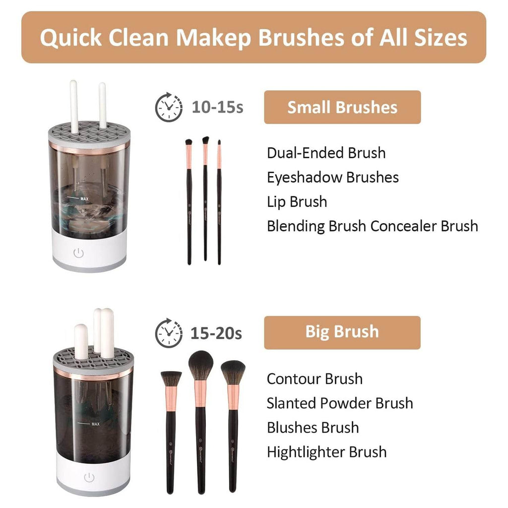 Automatic Makeup Brush Cleaner Fast Electric Brush Cleaner Hand Free Machine - 9XShoppy