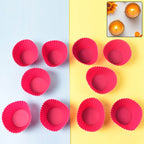 Silicone Cup Cake Mould (10 Pcs Set) - 9XShoppy