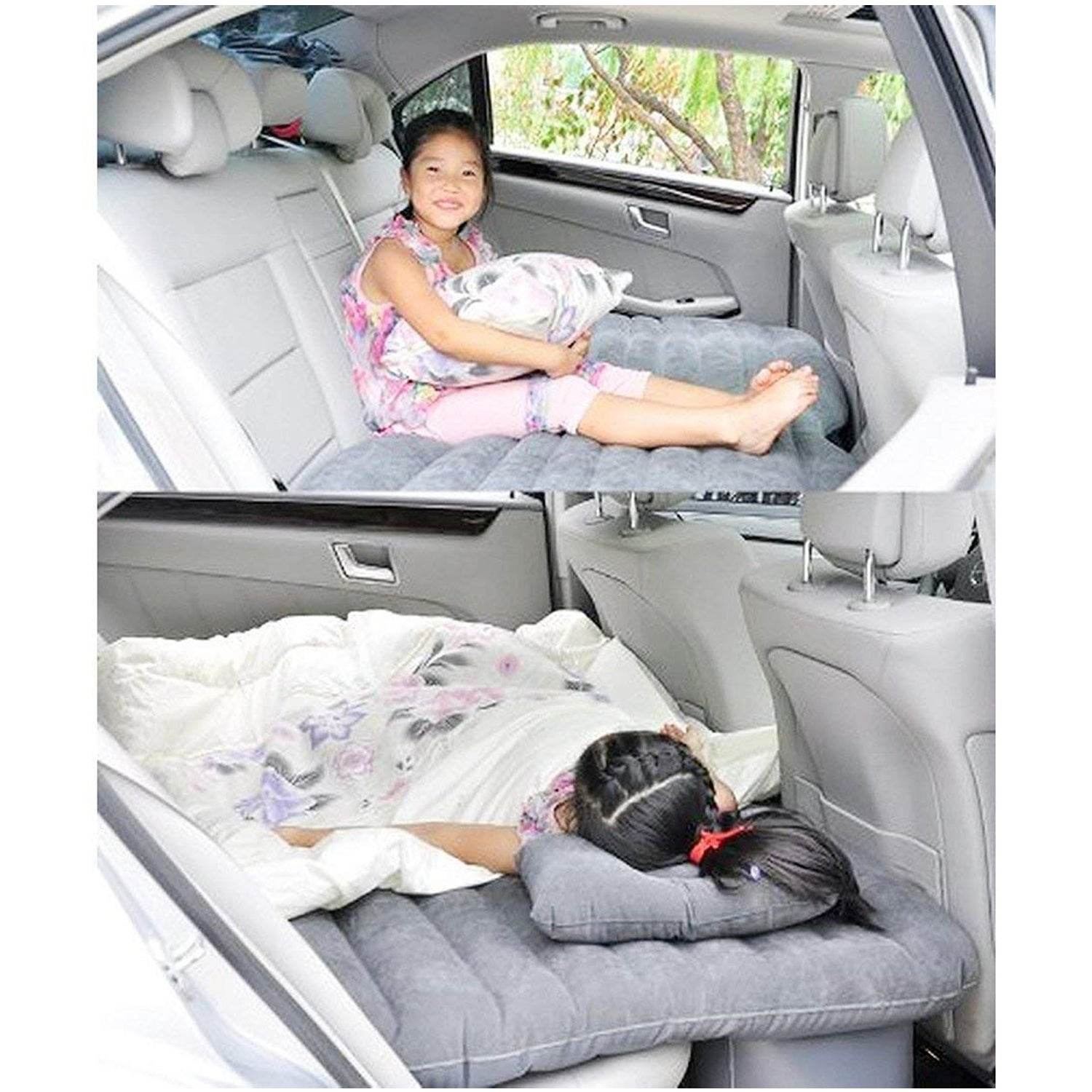 Car Inflatable Bed With 2 Pillows Air Pump (Portable) - 9XShoppy