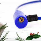 Heavy Duty Multipurpose Steel Cable Safety Lock With 2 Keys (1 Pc) - 9XShoppy