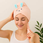 Soft Microfiber Hair Drying Towel Wrap (1 Pc Mix Design) - 9XShoppy