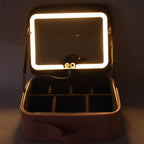 Premium Led Light Makeup Organizer Box - 9XShoppy