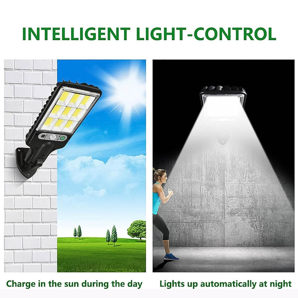 High-power Solar Led Street Light With Motion Sensor Remote Control - 9XShoppy
