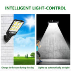 High-power Solar Led Street Light With Motion Sensor Remote Control - 9XShoppy
