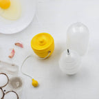 7156a Manual Egg Puller Scrambler Household White Egg Yolk Mixer Kitchen Tool Mix Manual Scrambler Convenient Without Breaking Eggs. - 9XShoppy