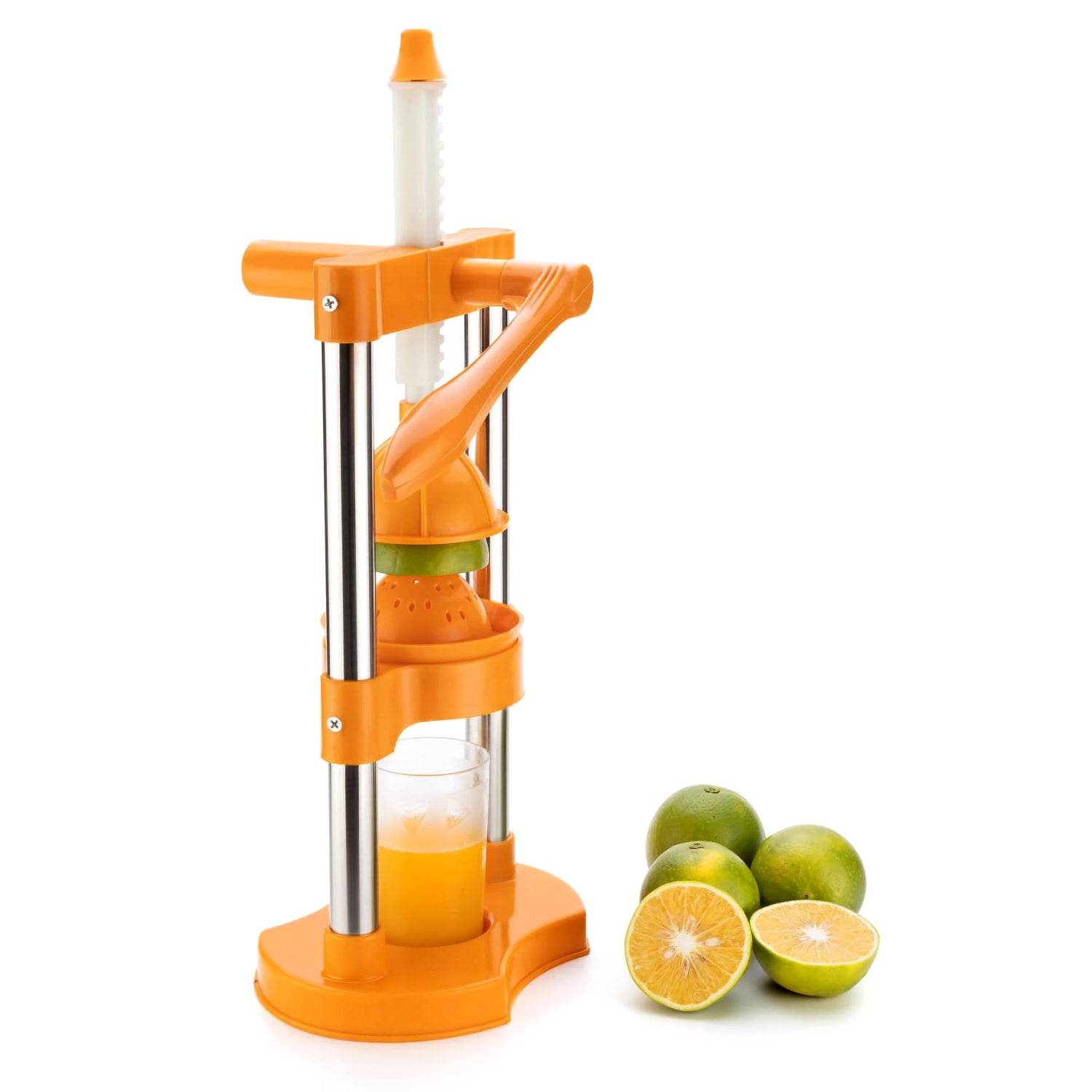 7128 Hand Pressure Juicer Manual Cold Press Juice Machine Instant Make Juice Squeezer Fruits Juicer Juice Maker Orange Juice Extractor For Fruits Vegetables Orange - 9XShoppy