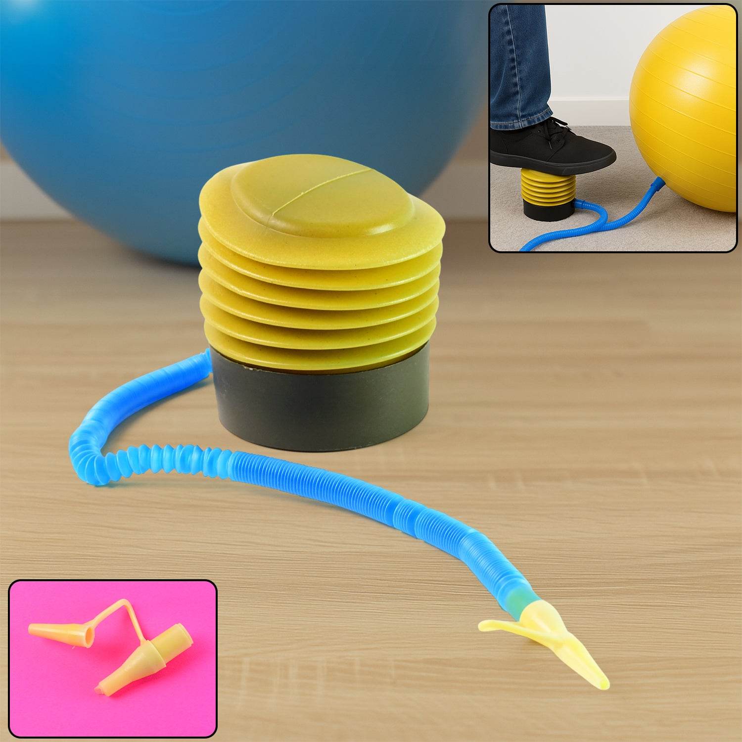 Portable Foot Air Pump With Hose - 9XShoppy