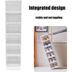 Stackable Multifunctional Storage For Clothes Foldable Drawer Shelf Basket Utility Cart Rack Storage Organizer Cart For Kitchen Pantry Closet Bedroom Bathroom Laundry (6 Layer 1 Pc) - 9XShoppy