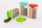 Air Tight Transparent Food Grain Cereal Storage Container - 9XShoppy