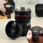Plastic Camera Lens Stainless Steel Coffee Mug - 9XShoppy