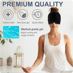 Headache Relief Hat Migraine Cap (1 Pc Black Color) - 9XShoppy