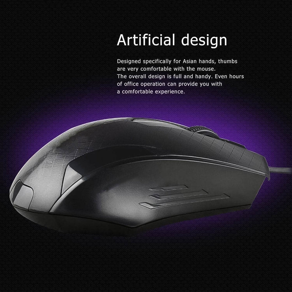 Computer Laptop Wired Optical Mouse (1 Pc) - 9XShoppy