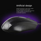 Computer Laptop Wired Optical Mouse (1 Pc) - 9XShoppy