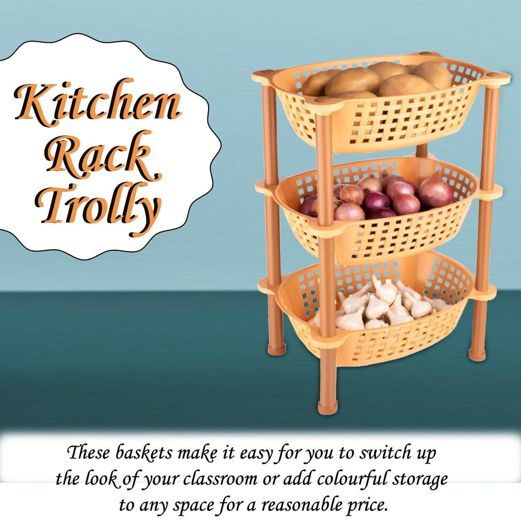 Multipurpose Plastic Storage Rack Organizer - 9XShoppy