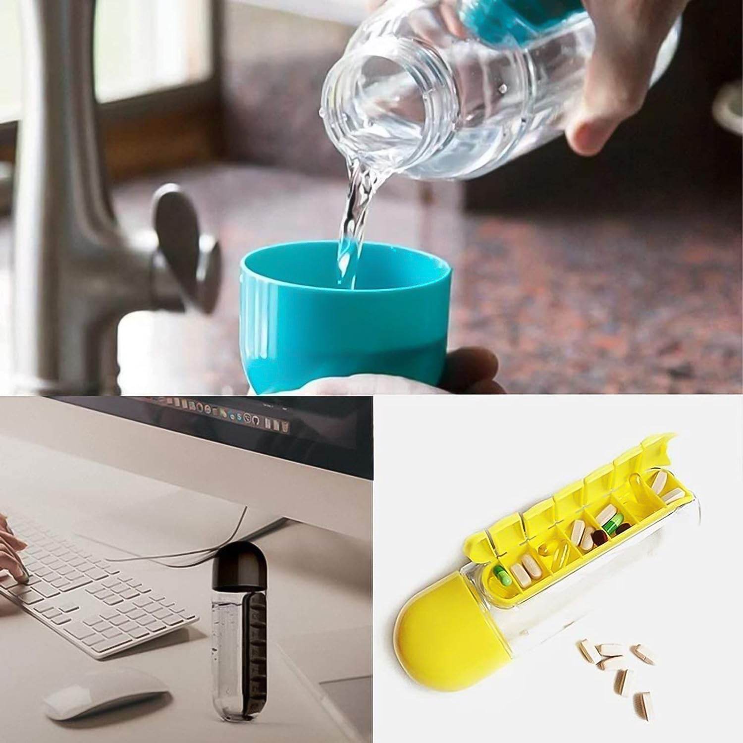 Vitamin Bottle Water Bottle - 9XShoppy