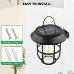 Solar Lantern Wall Lights Fixtures With Motion Sensor (1 Pc) - 9XShoppy