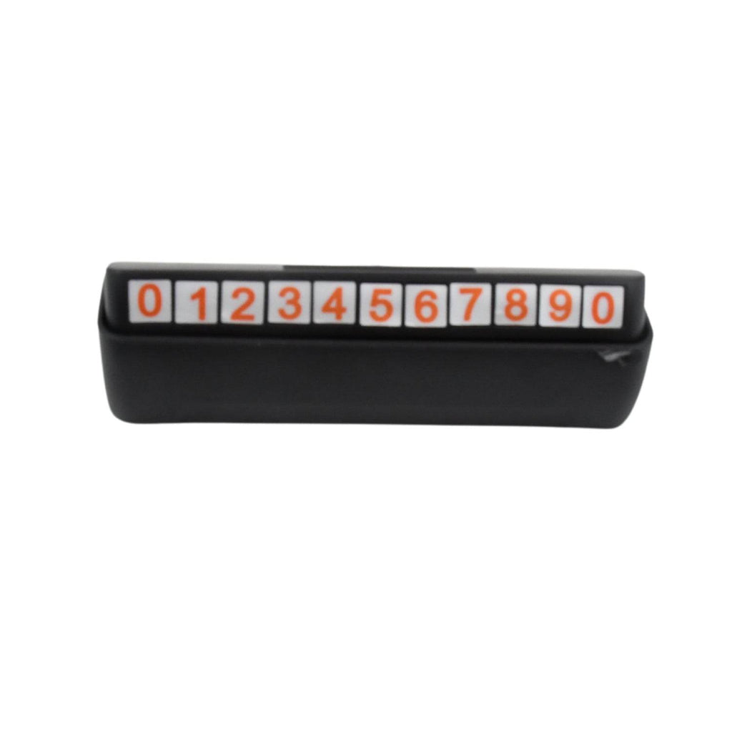 Temporary Car Parking Mobile Number Display With Magnetic Numbers Stickers (1pc) - 9XShoppy