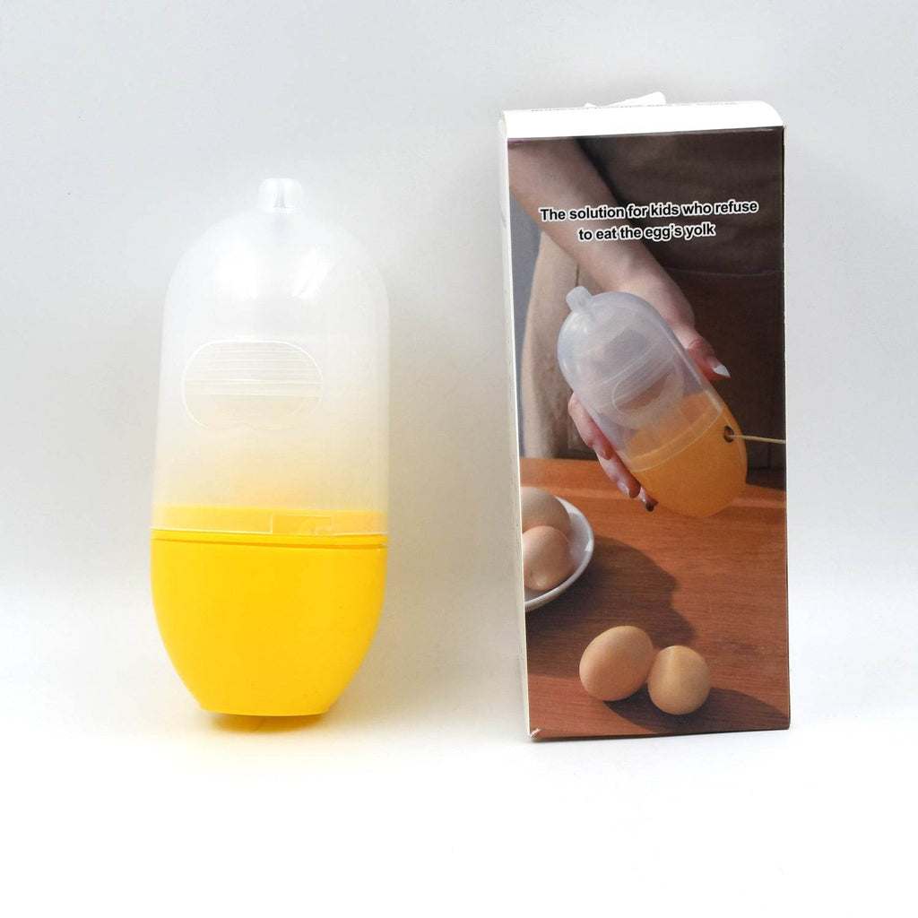7156a Manual Egg Puller Scrambler Household White Egg Yolk Mixer Kitchen Tool Mix Manual Scrambler Convenient Without Breaking Eggs. - 9XShoppy