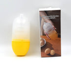 7156a Manual Egg Puller Scrambler Household White Egg Yolk Mixer Kitchen Tool Mix Manual Scrambler Convenient Without Breaking Eggs. - 9XShoppy