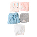 Soft Microfiber Hair Drying Towel Wrap (1 Pc Mix Design) - 9XShoppy