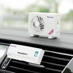 Ac Design Solar-powered Car Air Freshener Built-in Perfume Diffuser For Dashboard And Ac Vent - 9XShoppy