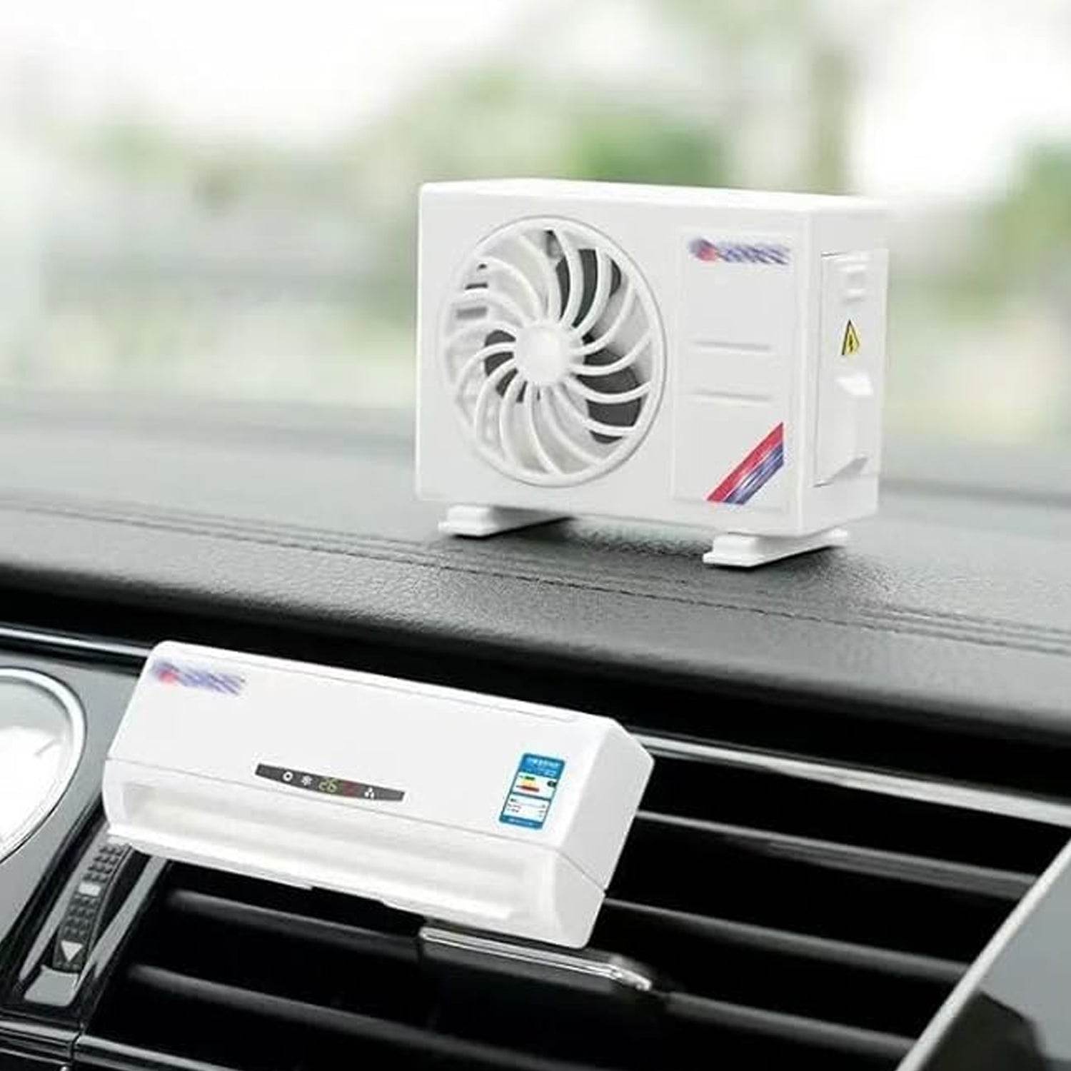 Ac Design Solar-powered Car Air Freshener Built-in Perfume Diffuser For Dashboard And Ac Vent - 9XShoppy