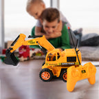 Plastic JCB Construction Toy Remote Control