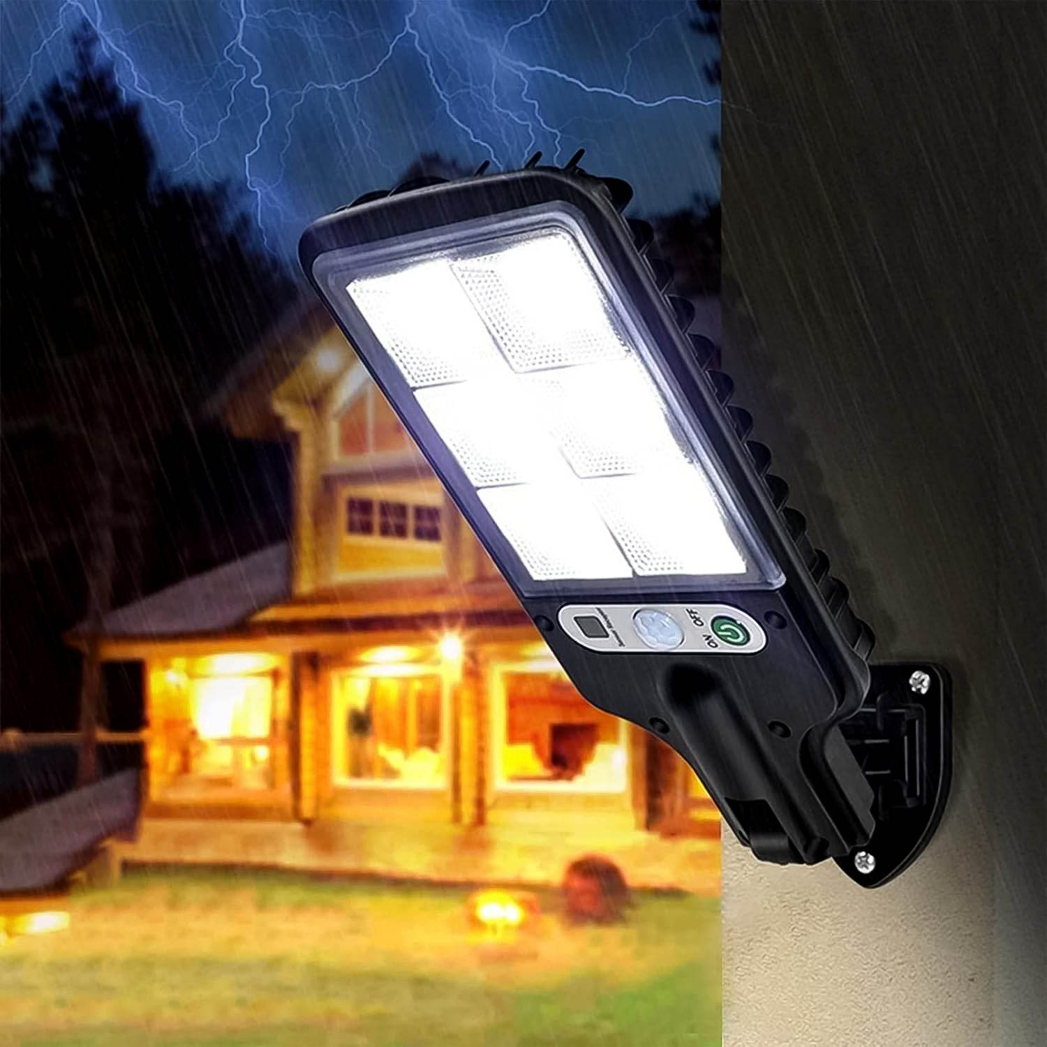 High-power Solar Led Street Light With Motion Sensor Remote Control - 9XShoppy