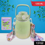 Stainless Steel Mug Bottle Vacuum Insulated Cup With Handle (1200 Ml) - 9XShoppy