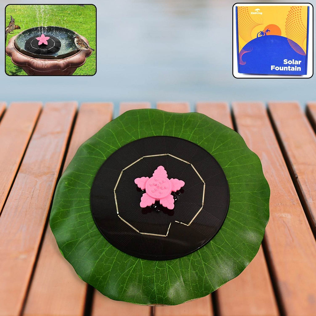 Solar-powered Floating Fountain Pump For Ponds - 9XShoppy