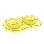 Apple Shape Tray Bowl Used For Serving Snacks And Various Food Stuffs. - 9XShoppy