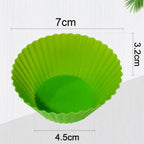 Silicone Cupcake Shaped Baking Molds - 9XShoppy